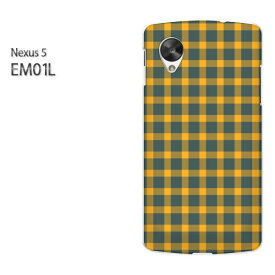 ゆうパケ送料無料【EMOBILE NEXUS 5 EM01L (ネクサス)ケース】[em01l ケース][ケース/カバー/CASE/ケ−ス][アクセサリー/スマホケース/スマートフォン用カバー][チェック(グリーン)/em01l-pc-new0863]