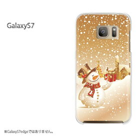 ゆうパケ送料無料【GALAXY S7 galaxys7 ケース】GALAXY ギャラクシー ケース カバー ハードケース ハードカバーアクセサリー スマホケース スマホカバー スマートフォン【雪だるま232/galaxys7-PM232】