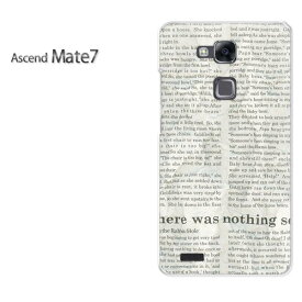 ゆうパケ送料無料【楽天モバイル Ascend Mate7ケース】[mate7 ケース][ケース/カバー/CASE/ケ−ス][アクセサリー/スマホケース/スマートフォン用カバー][シンプル・ニュースペーパー(グレー)/mate7-pc-new1874]