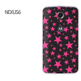 ゆうパケ送料無料【Y!mobile NEXUS 6ケース】[nexus6 ケース][ケース/カバー/CASE/ケ−ス][アクセサリー/スマホケース/スマートフォン用カバー] [ドット・星（ピンク）/nexus6-pc-ne296]