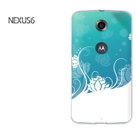 ゆうパケ送料無料【Y!mobile NEXUS 6ケース】[nexus6 ケース][ケース/カバー/CASE/ケ−ス][アクセサリー/スマホケース/スマートフォン用カバー][花(ブルー)/nexus6-pc-new0732]