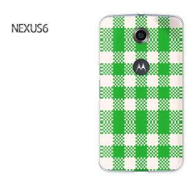 ゆうパケ送料無料【Y!mobile NEXUS 6ケース】[nexus6 ケース][ケース/カバー/CASE/ケ−ス][アクセサリー/スマホケース/スマートフォン用カバー][チェック(グリーン)/nexus6-pc-new0918]