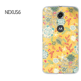 ゆうパケ送料無料【Y!mobile NEXUS 6ケース】[nexus6 ケース][ケース/カバー/CASE/ケ−ス][アクセサリー/スマホケース/スマートフォン用カバー][花・レトロ(黄)/nexus6-pc-new1672]