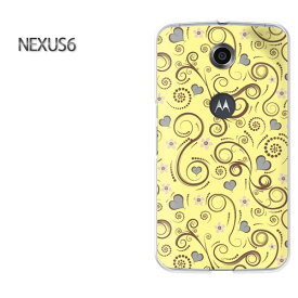 ゆうパケ送料無料【Y!mobile NEXUS 6ケース】[nexus6 ケース][ケース/カバー/CASE/ケ−ス][アクセサリー/スマホケース/スマートフォン用カバー][花・レトロ(黄)/nexus6-pc-new1697]