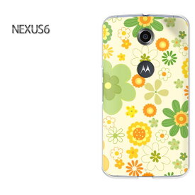 ゆうパケ送料無料【Y!mobile NEXUS 6ケース】[nexus6 ケース][ケース/カバー/CASE/ケ−ス][アクセサリー/スマホケース/スマートフォン用カバー][花・レトロ(黄)/nexus6-pc-new1744]