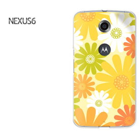 ゆうパケ送料無料【Y!mobile NEXUS 6ケース】[nexus6 ケース][ケース/カバー/CASE/ケ−ス][アクセサリー/スマホケース/スマートフォン用カバー][花・レトロ(黄)/nexus6-pc-new1750]