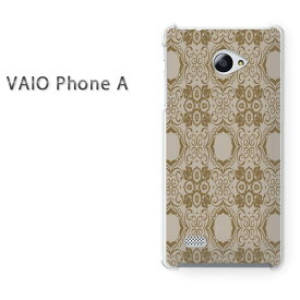 ゆうパケ送料無料 VAIO Phone Aバイオ フォン Vaio phone a simフリー ケース カバークリア 透明 ハードケース ハードカバーアクセサリー スマホケース スマートフォン用カバー[和柄(ブラウン)/vaiophonea-pc-new1256]
