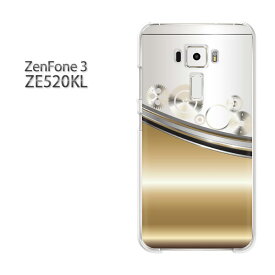 ゆうパケ送料無料 Zenfone3 ZE520KLze520kl ゼンフォン zenfone 3 ASUSクリア 透明 ハードケース ハードカバーアクセサリー スマホケース スマートフォン用カバー [メタル・シンプル（ゴールド）/ze520kl-pc-ne351]