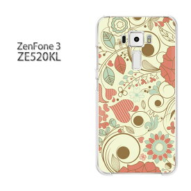 ゆうパケ送料無料 Zenfone3 ZE520KLze520kl ゼンフォン zenfone 3 ASUSクリア 透明 ハードケース ハードカバーアクセサリー スマホケース スマートフォン用カバー【フラワー275/ze520kl-PM275】