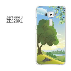 ゆうパケ送料無料 Zenfone3 ZE520KLze520kl ゼンフォン zenfone 3 ASUSクリア 透明 ハードケース ハードカバーアクセサリー スマホケース スマートフォン用カバー【川と空304/ze520kl-PM304】