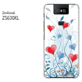 ゆうパケ送料無料 ZenFone6 ZS630KL ゼンフォンASUS zenfon6アクセサリー スマホケース カバー ハード ポリカーボネート [ハート(ブルー)/zs630kl-pc-ne080]
