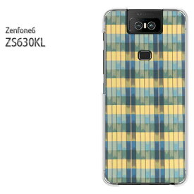ゆうパケ送料無料 ZenFone6 ZS630KL ゼンフォンASUS zenfon6アクセサリー スマホケース カバー ハード ポリカーボネート[チェック(ブルー)/zs630kl-pc-new0295]