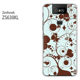ゆうパケ送料無料 ZenFone6 ZS630KL ゼンフォンASUS zenfon6アクセサリー スマホケース カバー ハード ポリカーボネート[ハート(ブルー)/zs630kl-pc-new0581]