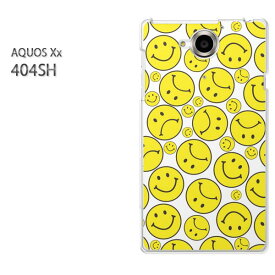 ゆうパケ送料無料【SoftBank AQUOS Xx 404SHケース】[404sh ケース/404sh カバー][アクセサリー/スマホケース/スマートフォン用カバー] [キャラ・ニコちゃん(黄)/404sh-pc-ne112]