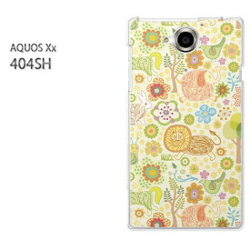 ゆうパケ送料無料【SoftBank AQUOS Xx 404SHケース】[404sh ケース/404sh カバー][アクセサリー/スマホケース/スマートフォン用カバー][動物・ウサギ(黄)/404sh-pc-new0935]