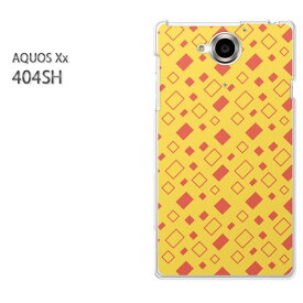 ゆうパケ送料無料【SoftBank AQUOS Xx 404SHケース】[404sh ケース/404sh カバー][アクセサリー/スマホケース/スマートフォン用カバー][シンプル(黄)/404sh-pc-new1104]