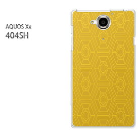 ゆうパケ送料無料【SoftBank AQUOS Xx 404SHケース】[404sh ケース/404sh カバー][アクセサリー/スマホケース/スマートフォン用カバー][和柄(黄)/404sh-pc-new1270]