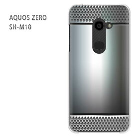 ゆうパケ送料無料 AQUOS ZERO アクオス ゼロ SH-M10ソフトバンク 楽天モバイル aquos zero アクオスゼロクリア 透明 スマホケース カバー ハード ポリカーボネート[シンプル・メタル(シルバー)/aquoszero-pc-new1354]