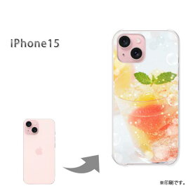 ゆうパケ送料無料 iPhone15 ケースi15 iphone15 アイフォン15 PCケース おしゃれ 人気 カワイイアクセサリー スマホケース カバー ハード ポリカーボネート [ゼリー・スイーツ（赤）/i15-pc-ne246]