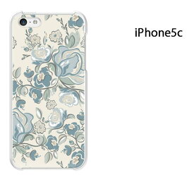 ゆうパケ送料無料 iPhone 5C用ケース iPhone5C ハードケースカバー CASE iPhone ケース スマートフォン用カバー [花・バラ(ブルー)/i5c-pc-ne015]