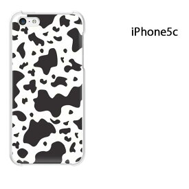 ゆうパケ送料無料 iPhone 5C用ケース iPhone5C ハードケースカバー CASE iPhone ケース スマートフォン用カバー [牛・動物(黒)/i5c-pc-ne180]