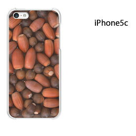 ゆうパケ送料無料 iPhone 5C用ケース iPhone5C ハードケースカバー CASE iPhone ケース スマートフォン用カバー[秋・シンプル・どんぐり(ブラウン)/i5c-pc-new0374]