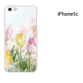 ゆうパケ送料無料 iPhone 5C用ケース iPhone5C ハードケースカバー CASE iPhone ケース スマートフォン用カバー[花・チューリップ(ピンク)/i5c-pc-new0414]