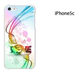 ゆうパケ送料無料 iPhone 5C用ケース iPhone5C ハードケースカバー CASE iPhone ケース スマートフォン用カバー[ハート・LOVE(ピンク)/i5c-pc-new0580]