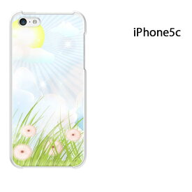 ゆうパケ送料無料 iPhone 5C用ケース iPhone5C ハードケースカバー CASE iPhone ケース スマートフォン用カバー[花(ブルー)/i5c-pc-new0645]