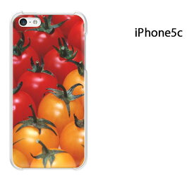 ゆうパケ送料無料 iPhone 5C用ケース iPhone5C ハードケースカバー CASE iPhone ケース スマートフォン用カバー[スイーツ・トマト(赤・黄)/i5c-pc-new0866]