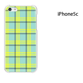 ゆうパケ送料無料 iPhone 5C用ケース iPhone5C ハードケースカバー CASE iPhone ケース スマートフォン用カバー[チェック(グリーン)/i5c-pc-new0912]