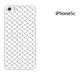 ゆうパケ送料無料 iPhone 5C用ケース iPhone5C ハードケースカバー CASE iPhone ケース スマートフォン用カバー[シンプル・フェンス(シルバー)/i5c-pc-new1359]