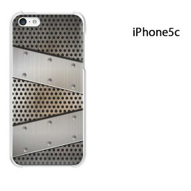 ゆうパケ送料無料 iPhone 5C用ケース iPhone5C ハードケースカバー CASE iPhone ケース スマートフォン用カバー[シンプル・メタル(シルバー)/i5c-pc-new1366]
