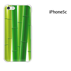 ゆうパケ送料無料 iPhone 5C用ケース iPhone5C ハードケースカバー CASE iPhone ケース スマートフォン用カバー[花・竹(グリーン)/i5c-pc-new1392]