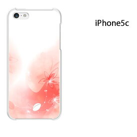 ゆうパケ送料無料 iPhone 5C用ケース iPhone5C ハードケースカバー CASE iPhone ケース スマートフォン用カバー[花(ピンク)/i5c-pc-new1414]