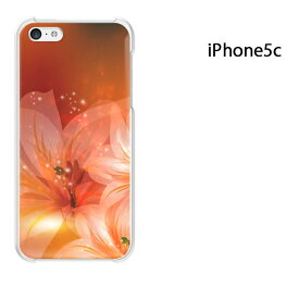 ゆうパケ送料無料 iPhone 5C用ケース iPhone5C ハードケースカバー CASE iPhone ケース スマートフォン用カバー[花(ピンク)/i5c-pc-new1431]