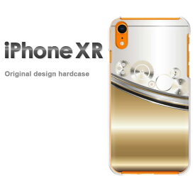 ゆうパケ送料無料 iPhoneXR iphonexr ケース カバー新型iphone 新型アイフォン XR IPHONEクリア 透明 ハードケース デザイン ハードカバーアクセサリー スマホケース スマートフォン用カバー [メタル・シンプル（ゴールド）/ixr-pc-ne351]