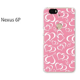 ゆうパケ送料無料！【Soft Bank NEXUS 6P ケース】nexus 6pケース カバー CASE PC ハードケース ハードカバーアクセサリー スマホケース スマートフォン用カバー 人気 おしゃれ[ハート(ピンク)/nexus6p-pc-new1060]