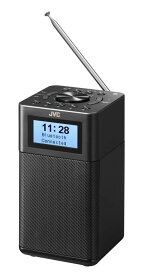 JVCケンウッド JVC RA-C80BT-B コンパクト卓上ラジオ ワイドFM対応 Bluetooth® AC/乾電池の2電源対応 ブラック