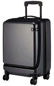 [エース トーキョー] スーツケース キャリーケース キャリーバッグ 機内持ち込み sサイズ 1泊2日 2泊3日 34L/38L(拡張時) フロントオープン 容量拡張機能 双輪キャスター 3.2kg コーナーストーン2