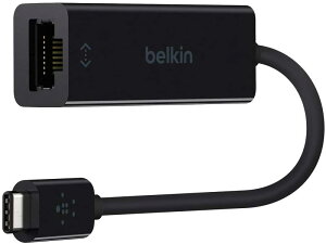 Belkin USB-C to Gigabit Ethernet 変換アダプター 有線LAN iPad Pro / MacBook Pro / Air Surface / Chromebook / iPhone 15対応 F2CU040BTB