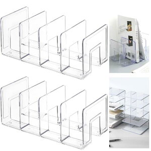 �N���A �u�b�N�X�^���h ��� �{���� ���ސ��� �d�؂胉�b�N 4�d�؂� �����v���X�`�b�N (2�Z�b�g)