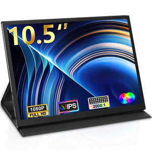 Alichome oCj^[ 10.5C` FHD 1080P ^j^[ IPS 178° |[^uj^ 100%sRGBLF 3:2Tuj^ ^fBXvC USB Type-C/mini HDMIڑ PS4/5/XB