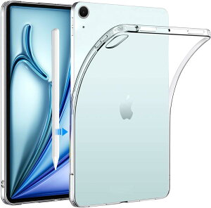 y NAP[XziPad Air 13C` M3 (2025) p/iPad Air 13C` M2 (2024) Ή ϋv P[X Jo[ h~ ^ubgP[X X ɔ TPU \tg y ɑς Ռz `