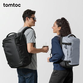 tomtoc 旅行 リュック 大容量 28Lモデル/40Lモデル 機内持ち込み ビジネス バックパック 旅行バッグ カバン リュックサック メンズ レディース 多機能 パソコン対応 撥水加工 部活 合宿 通学 通勤 トラベル 出張