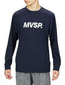 [ムーブスポーツ] Tシャツ ロングスリーブシャツ 長袖シャツ ロンT MVSP シンプル ストレッチ NV