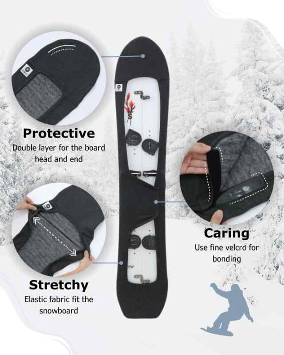 楽天市場】MONS For Powder Board Knit Cover スノーボード用ニット 