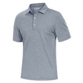 [TACVASEN] ポロシャツ メンズ tシャツ 半袖 スポーツ トップス ランニング カジュアルウェア 定番 ゴルフ 無地 吸汗速乾 夏 通気