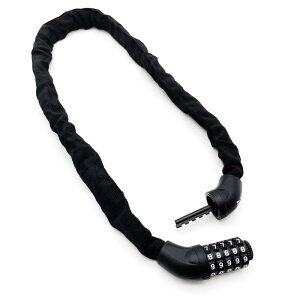 Bike Safety Lab チェーンロック 4ケタ全長130cm 太さ4mm/5ケタ全長110cm 太さ6mm ダイヤル式