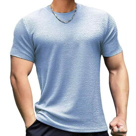 [Anmur] ジムtシャツ 半袖 メンズ 筋トレ ストレッチ フィットネス トレーニング スポーツ おしゃれ 吸汗 通気 速乾 半袖